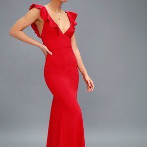 Perfect Opportunity Red Maxi Dress